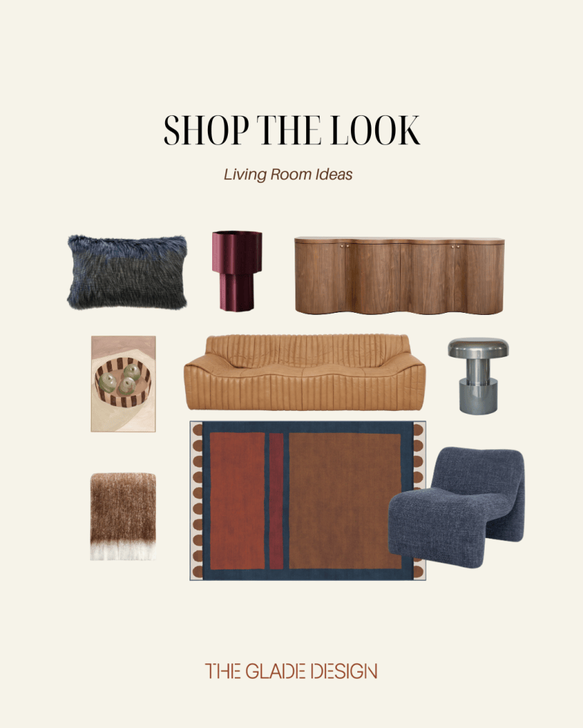 Shop The Look | Living Room Ideas | Warm but Edgy